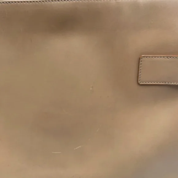 Salvatore Ferragamo Gantsini Handbag S Bag 2way Brown Natural Leather